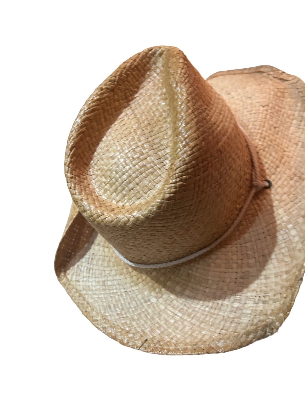 Mossimo Supply Co Natural Rafia Straw Cowboy Hat - Picture 2 of 4